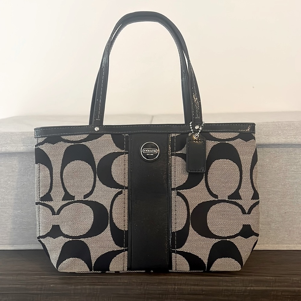 EUC Small Coach monogram bag